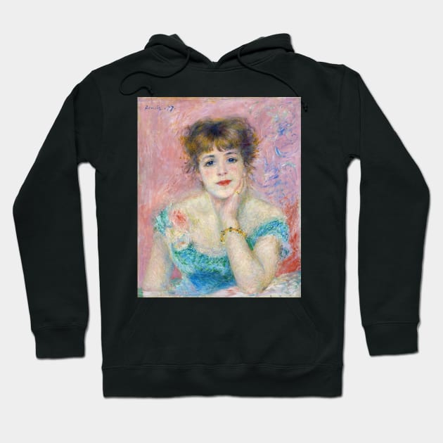 Portrait of Jeanne Samary by Renoir Hoodie by MurellosArt